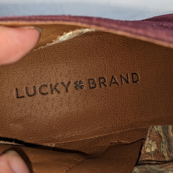 Lucky brand suede ankle boots - Picture 10 of 16